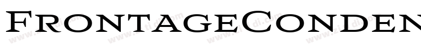 FrontageCondensed Bo字体转换
